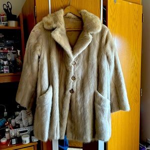 Vintage Mink Fur Coat
